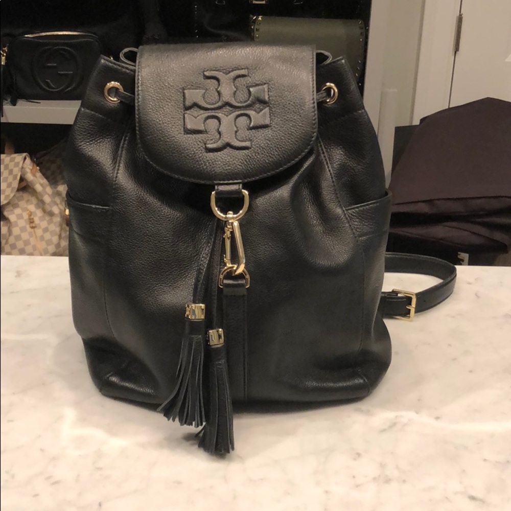 Tory Burch leather backpack